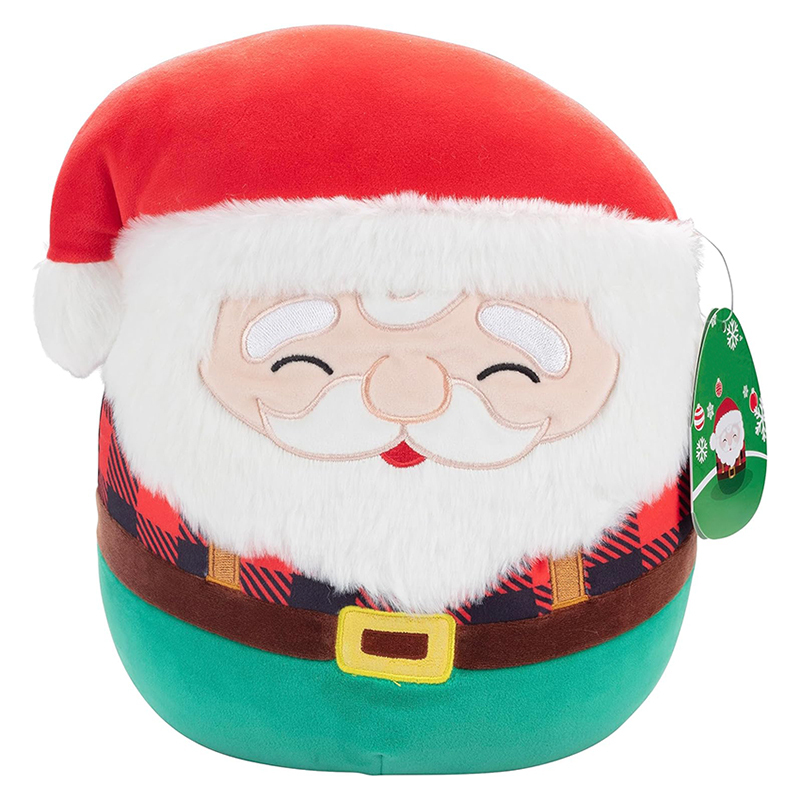 10" Santa Claus Christmas Plush Collectible Soft Squishy Holiday Stuffed Animal Toy