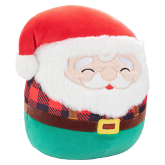 10" Santa Claus Christmas Plush Collectible Soft Squishy Holiday Stuffed Animal Toy