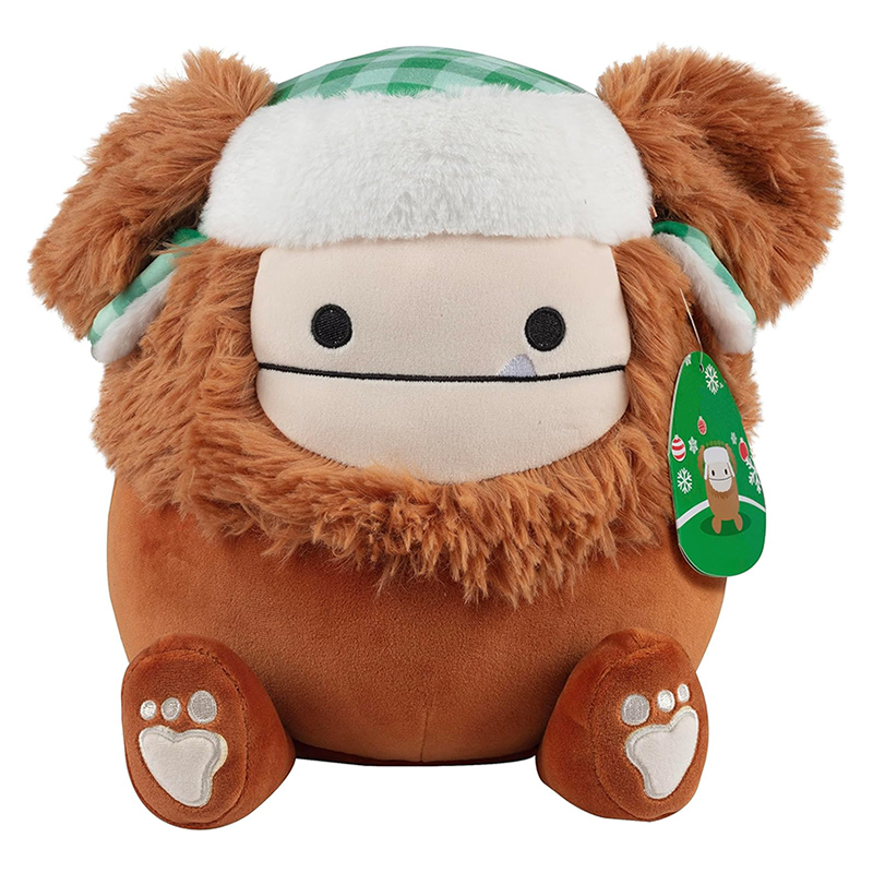 10"  Bigfoot with Hat Plush Collectible Soft Squishy Stuffed Animal Toy