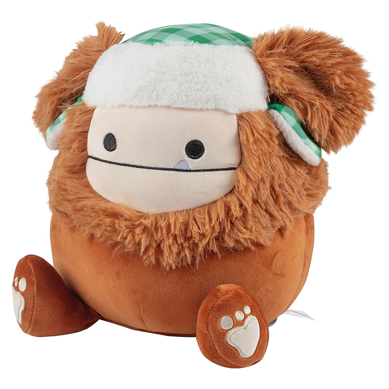 10"  Bigfoot with Hat Plush Collectible Soft Squishy Stuffed Animal Toy