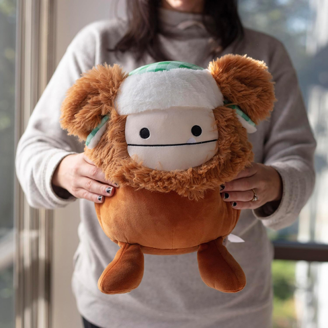 10"  Bigfoot with Hat Plush Collectible Soft Squishy Stuffed Animal Toy