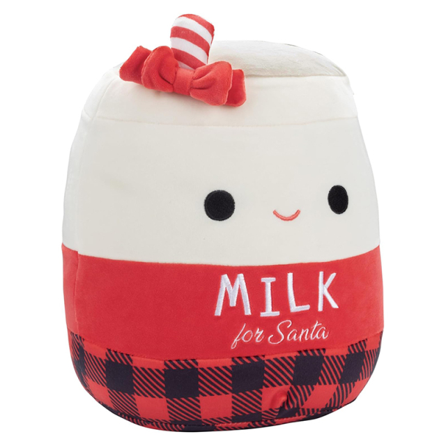 10" Milk for Santa Plush Collectible Soft Squishy Milk Stuffed Animal Toy