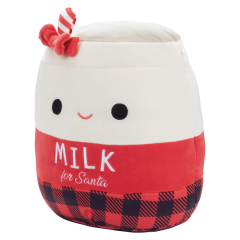 10" Milk for Santa Plush Collectible Soft Squishy Milk Stuffed Animal Toy