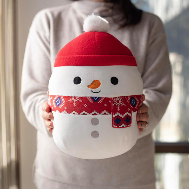 10" Snowman Winter Plush Collectible Soft Squishy Stuffed Animal Toy