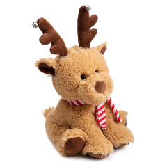 Animated Christmas Plush Reindeer Stuffed Animal Singing and Dancing Deer Toy for Kids