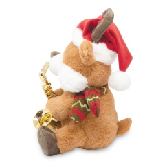 New Design Cute Reindeer Plush Toys with Saxophone