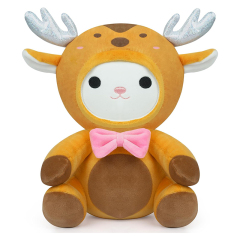 9in Christmas Cat Plush Xmas Cat Stuffed Animals Doll Toys