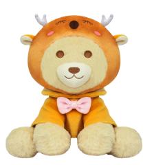 9in Christmas Plush Dog Reindeer Elk Plush Kawaii Stuffed Dog Doll Toy