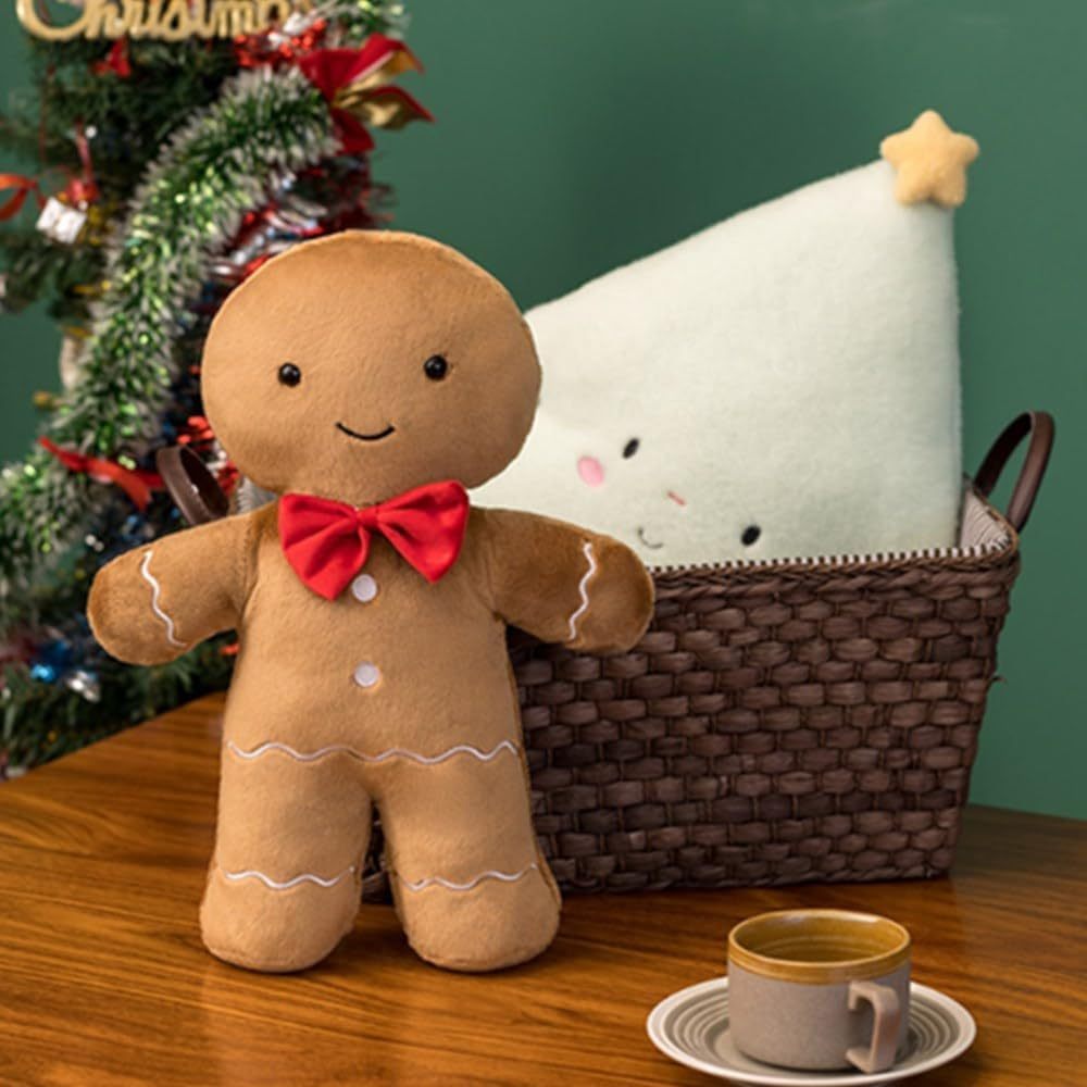 40cm Gingerbread Man Plush Toys Christmas Pillow Plush