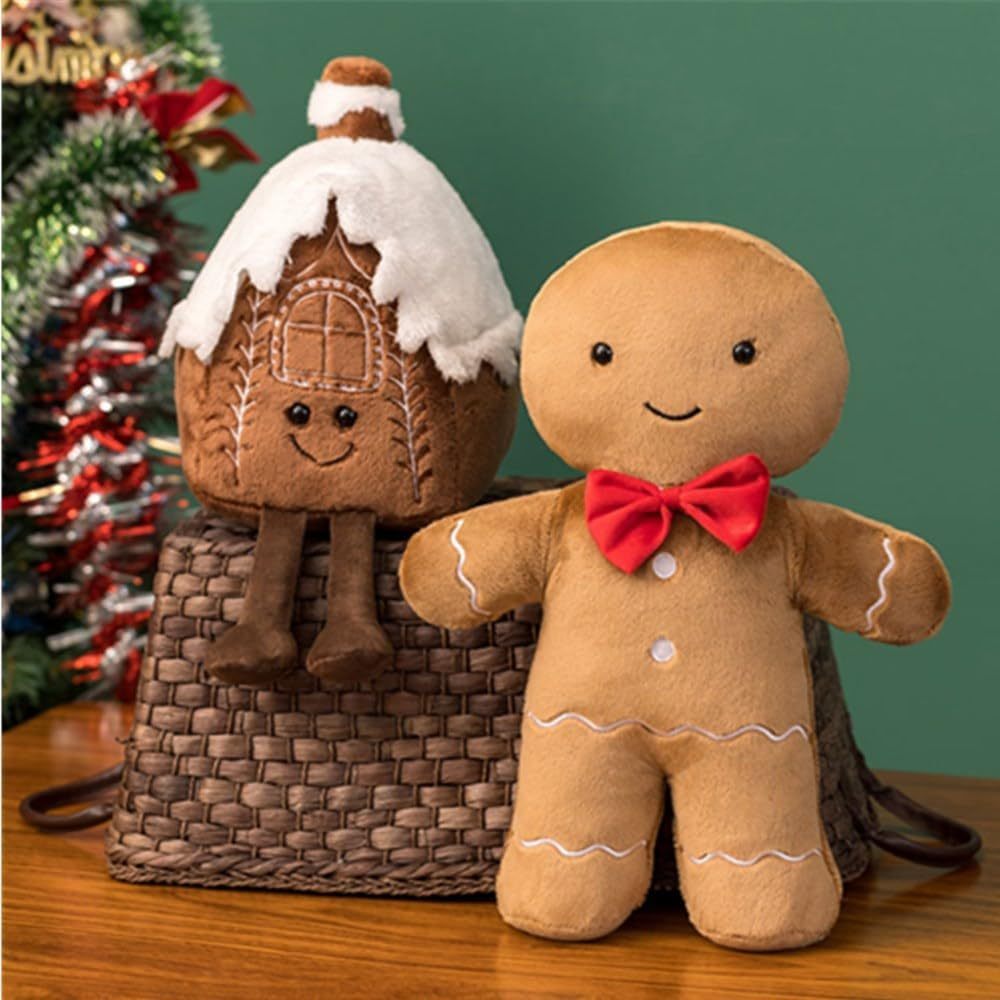 40cm Gingerbread Man Plush Toys Christmas Pillow Plush