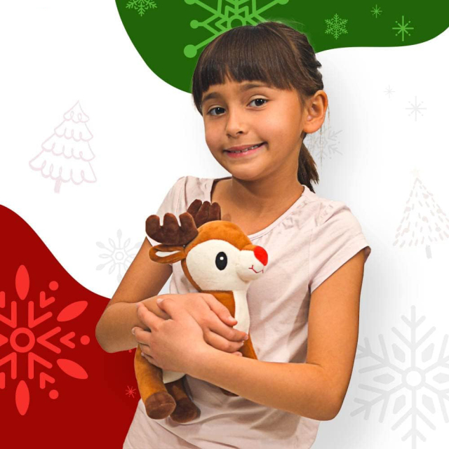 Reindeer Stuffed Animal Plush Pet Set Stuffed Toy with Purse