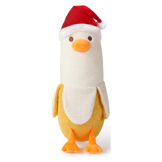 Banana Duck Plush Pillow Cute Plushie Christmas Stuffed Animal Toys