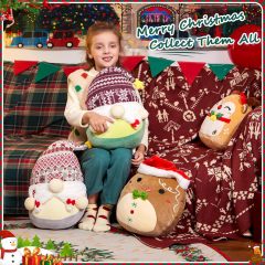 Christmas Gnome Soft Plush Pillow 12 Inches Xmas Gnome Stuffed Animal