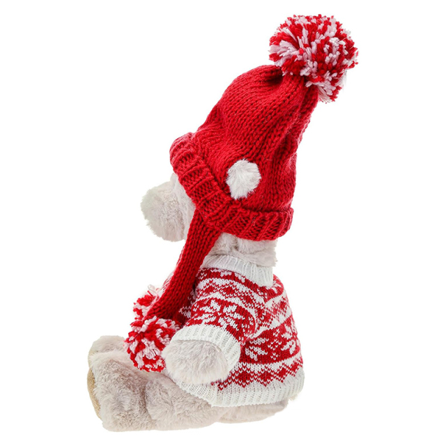 10 Inches Christmas Teddy Bear Stuffed Animal Plush Soft Toys Cuddly Dolls