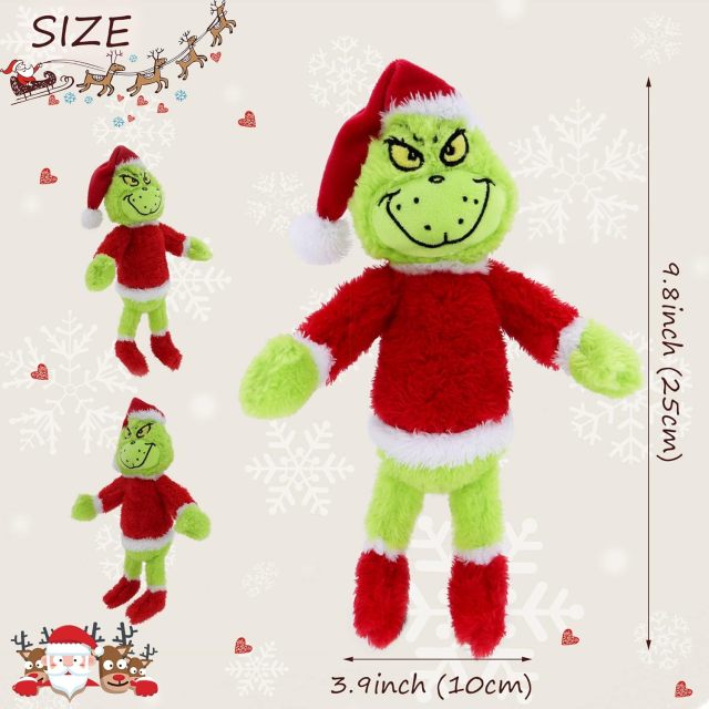 Christmas Green Monster Plush Toys Delightful Gift (Grinch)