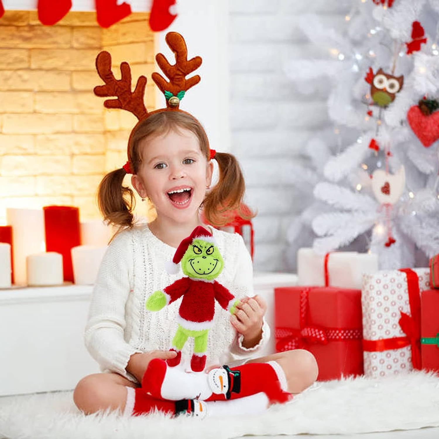 Christmas Green Monster Plush Toys Delightful Gift (Grinch)