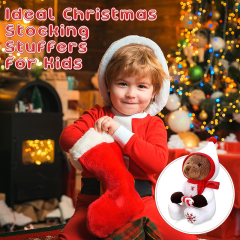 3 Pieces Christmas Bear Stuffed Animals Decoration Soft Plush Bear Toys