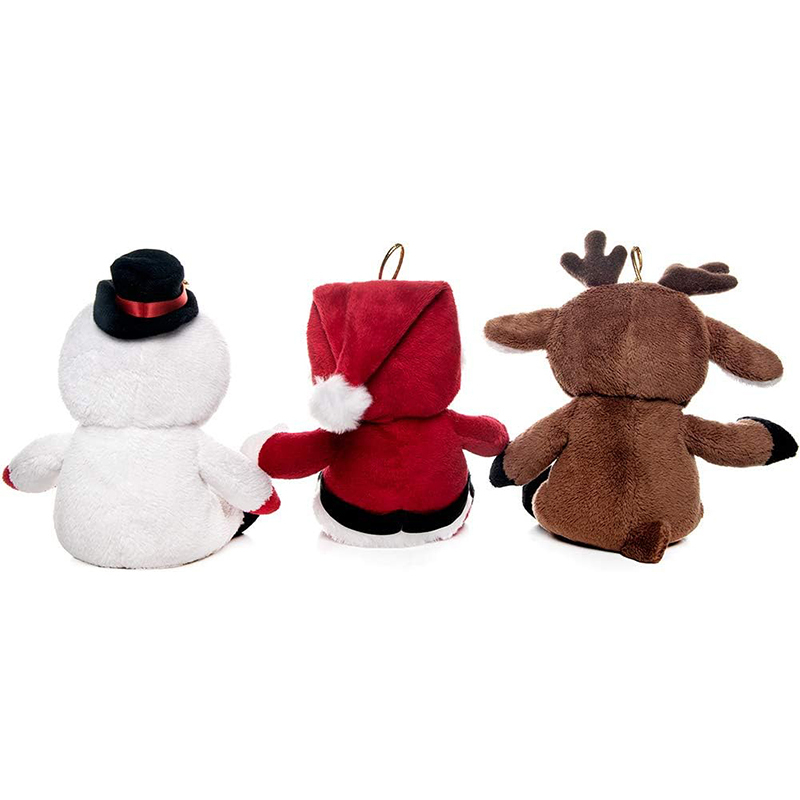 High Quality Bears Pack of 3 Teddy Bears Christmas Decorations Stuffed Animal
