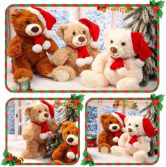 6 Pieces Bear Bulk Stuffed Animal Baby Shower Bear Plush Toys Soft Cute Bear Easter Graduation Gifts