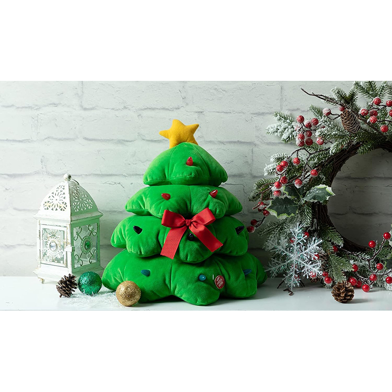 Animated Plush Toy Singing and Dancing Christmas Tree Plush Decoration Gifts
