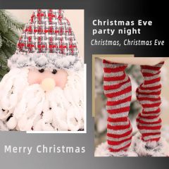 Christmas Doll Santa Claus Snowman 22.0 inches Standing Stretchable Stuffed Toy