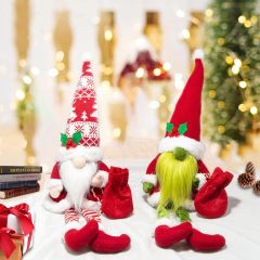 Christmas Gnomes Decorations Plush Gnome for Decor Holiday Party Gifts