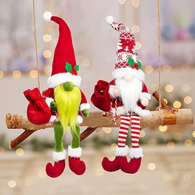 Christmas Gnomes Decorations Plush Gnome for Decor Holiday Party Gifts