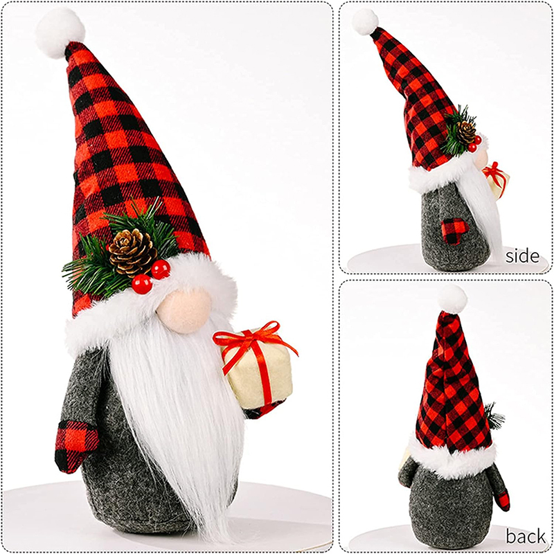 Handmade Christmas Gnomes Elf Decoration Ornaments Plush Gifts