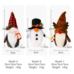 Handmade Christmas Gnomes Elf Decoration Ornaments Plush Gifts