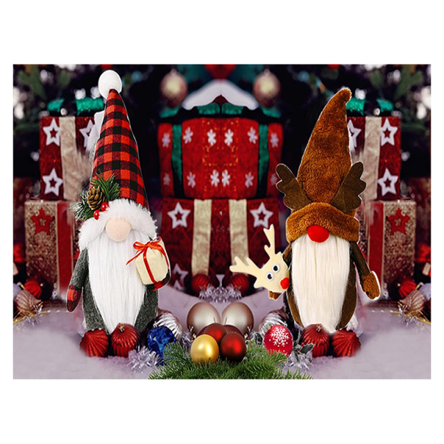 Handmade Christmas Gnomes Elf Decoration Ornaments Plush Gifts