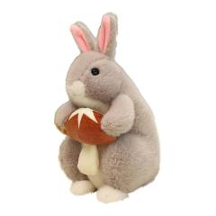 Easter Holiday Bunny Plush Easter Rabbit For Home Decoration Kids Girls Gray 25cm