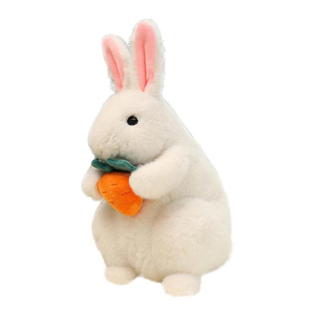 Easter Holiday Bunny Plush Easter Rabbit For Home Decoration Kids Girls Gray 25cm