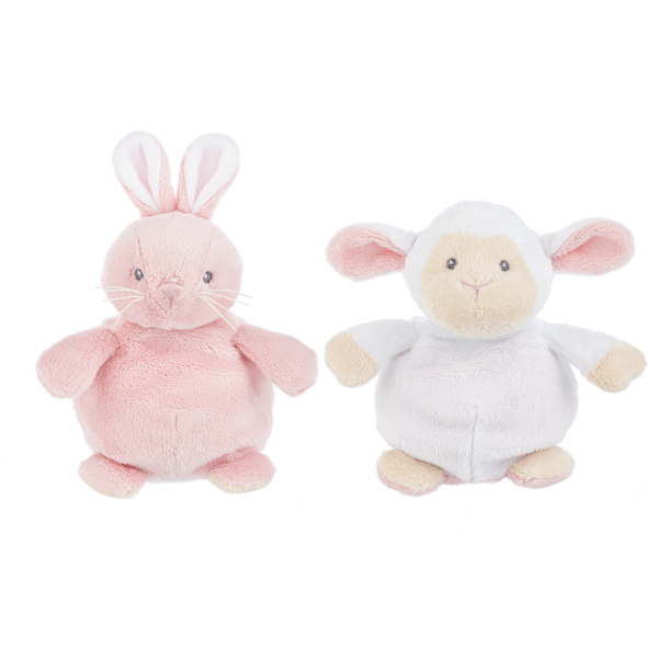 Super Cute Pink Bunny and Lamb Plush Toys Stuffed Animal For Easter