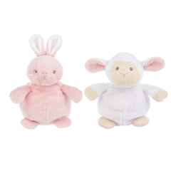 Super Cute Pink Bunny and Lamb Plush Toys Stuffed Animal For Easter