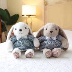 16" Easter Floral Bunny Stuffed Animal Plush Toys