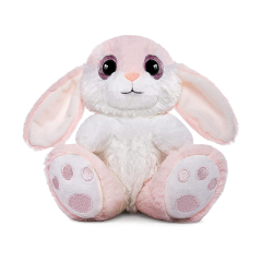 8.5" Easter Plush Bunny Rabbit Stuffed Animals Pink Grey