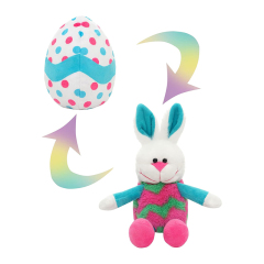 12" Easter Eggs Filled with Bunny Rabbit Stuffed Animals Toy