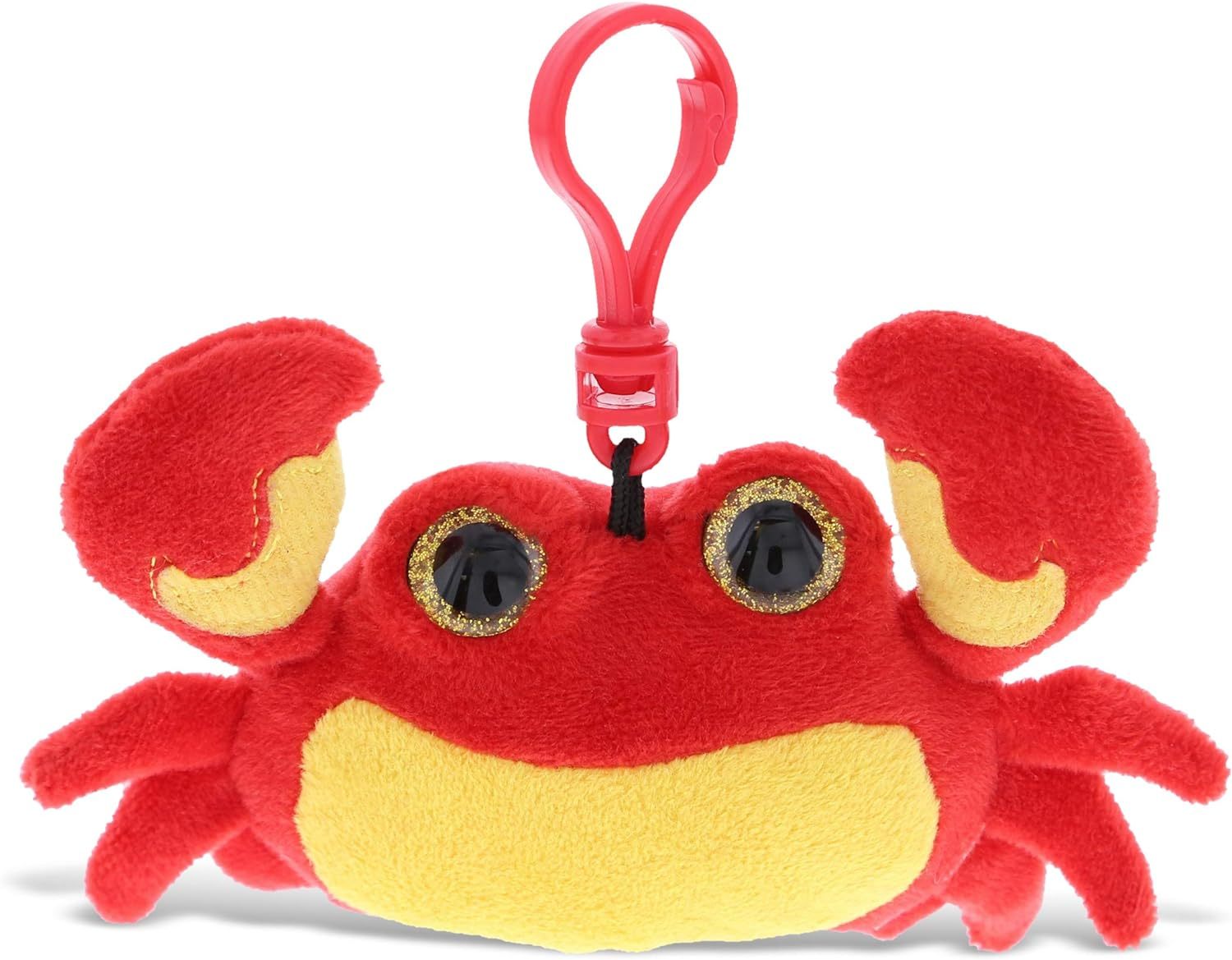 Crab Plush Big Eyes Keychain Stuffed Animal