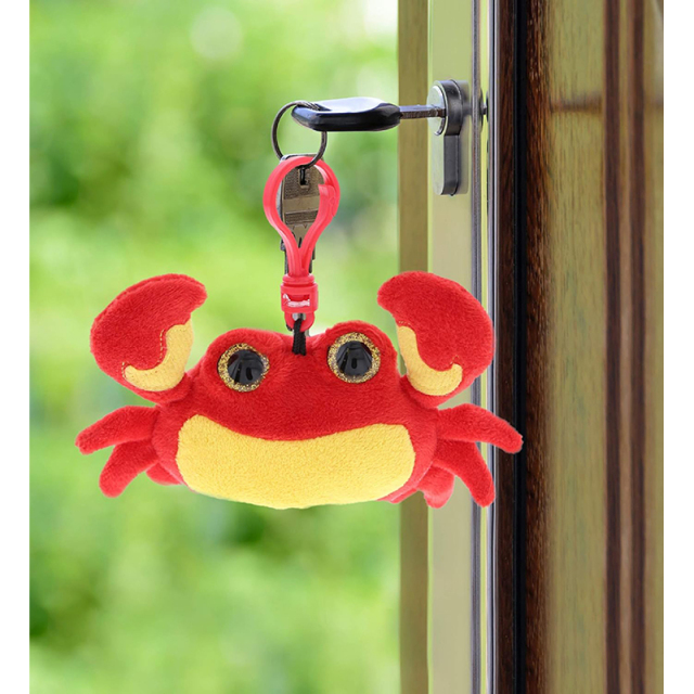 Crab Plush Big Eyes Keychain Stuffed Animal