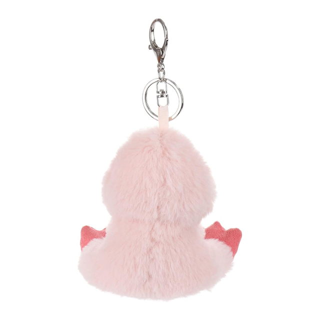 Pink Flamingo Stuffed Animal Soft Keychain for Kids Bag, Purse, Backpack