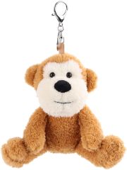 Monkey Stuffed Animal Soft Keychain for Kids Bag, Purse, Backpack