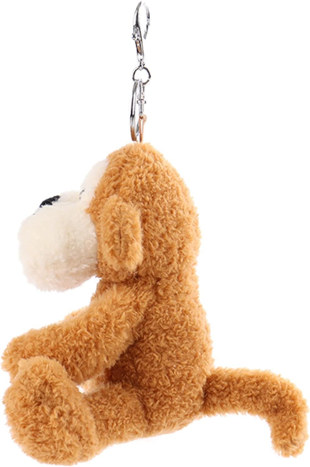 Monkey Stuffed Animal Soft Keychain for Kids Bag, Purse, Backpack