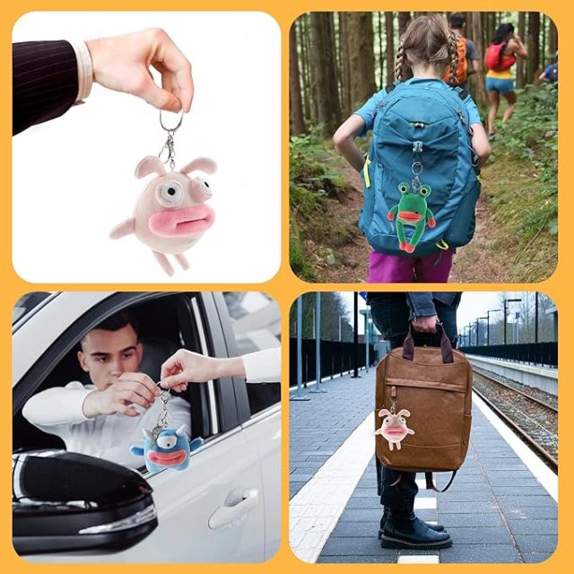 Big Mouth Plush Keychain Plush Pendant