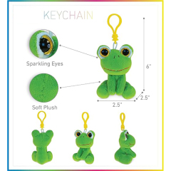 Frog Plush Big Eyes Keychain Stuffed Animal