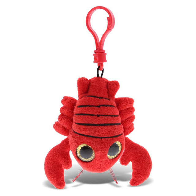 Red Lobster Plush Big Eyes Keychain Stuffed Animal