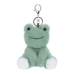 12 cm Key Ring Smart Frog Plush Keychain Lucky Charm Gifts Car Key Fob