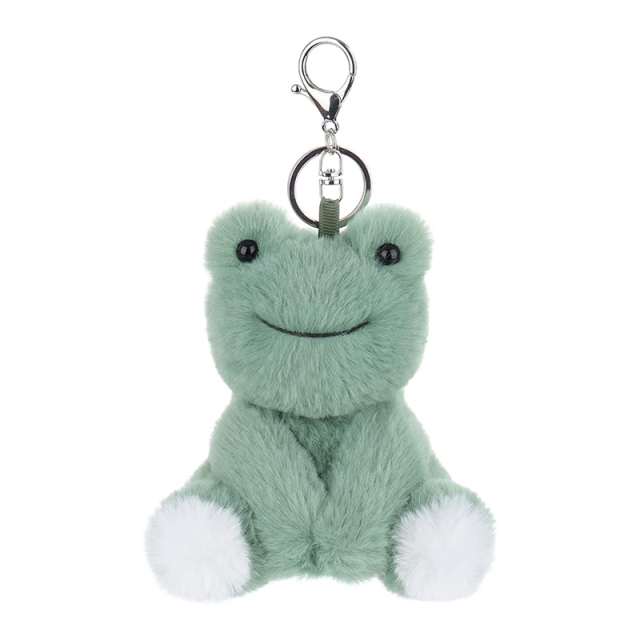 12 cm Key Ring Smart Frog Plush Keychain Lucky Charm Gifts Car Key Fob