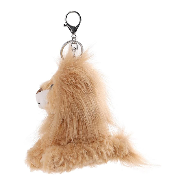 6" Lion Stuffed Animal Soft Plush Keychain for Kids Bag, Purse, Backpack