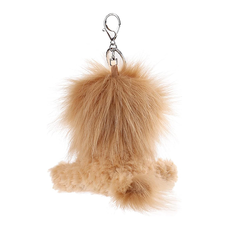 6" Lion Stuffed Animal Soft Plush Keychain for Kids Bag, Purse, Backpack