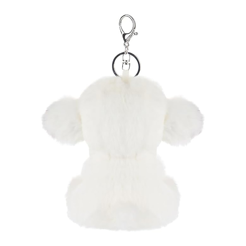 5.1" White Sheep Lamb Stuffed Animal Soft Keychain for Kids Bag, Purse, Backpack
